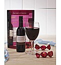 Jacobs Creeks Red, Glass & Chocolate