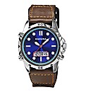 Kahuna Gents Brown Rip Strap Watch