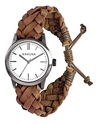 Kahuna Gents Tan Coloured Watch