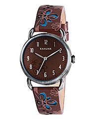 Kahuna Ladies Leather Strap Watch