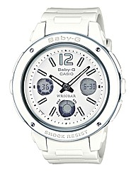 Baby G White Strap Watch