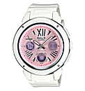 Baby G Pink Dial White Strap Watch