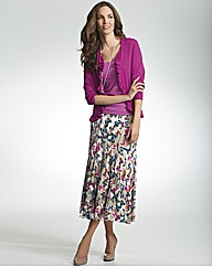 Chesca Butterfly Print Skirt