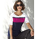 Gray & Osbourn Colour Block Jersey Top