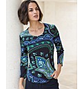 Gerry Weber Paisley Print Jersey Top