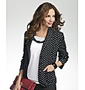 Gelco Polka Dot Jacquard Jacket