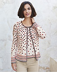 Gelco Knitted Spot Cardigan