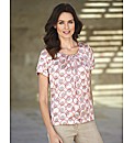 Gelco Silky Spot Print Top