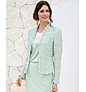 Basler Tweed Jacket With Scallop Trims
