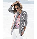 Betty Barclay Printed Long Line Cardigan