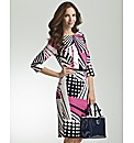 Basler Geometric Print Dress