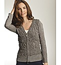 Anise Ruched Knit Cardigan