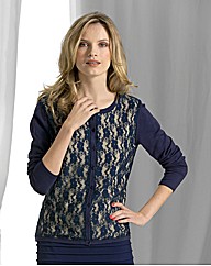 Gray & Osbourn Lace & Knit Cardigan
