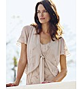 Chesca Beaded Georgette Shrug