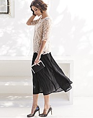 Apanage Chiffon pleated Skirt