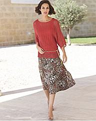 Steilmann Animal Print Skirt