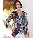 Chesca Crinkle Waterfall Jacket