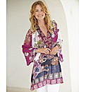 Pomodoro Scarf Print Kaftan Top