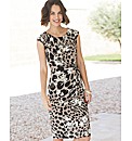 Gina Bacconi Animal Print Dress