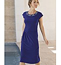 Gray & Osbourn Beaded Trim Dress
