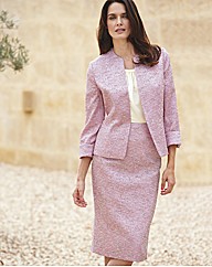 Gray & Osbourn Mid Length Textured Skirt