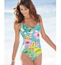 Tessy Bright Floral Print Swim Suit