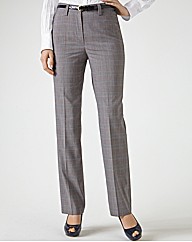 Gardeur Slim Fit Check Trousers 77cm