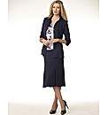 Gray & Osbourn Linen Look Long Skirt