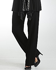Joseph Ribkoff Wide Leg Jersey Trouser