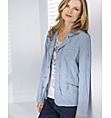 Lebek Stud Detail Crinkle Jacket