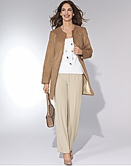 Gray & Osbourn Long Mock Suede Jacket