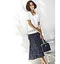 Gray and Osbourn Navy Long Length Skirt