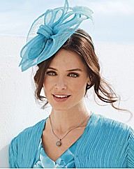 Gold Feather & Bow Fascinator