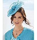 Gold Feather & Bow Fascinator