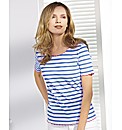 Gray & Osbourn Stripe Jersey Top