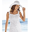 Pomodoro Cotton Mix Embroidered Top