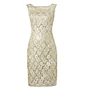 Apanage Lace Foil Sleeveless Dress