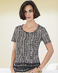 Olsen Uneven Stripe Top