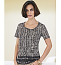 Olsen Uneven Stripe Top