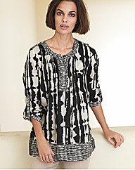 Olsen Abstract Print Blouse