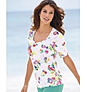 Betty Barclay White Base Fruit Top