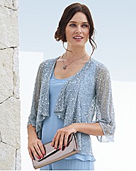 Pomodoro Sequin Waterfall Cardigan
