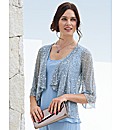 Pomodoro Sequin Waterfall Cardigan