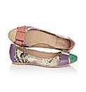 Capollini Snake Printed Pumps