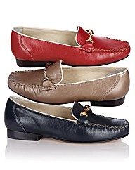 Van Dal Snaffle Trim Leather Loafer