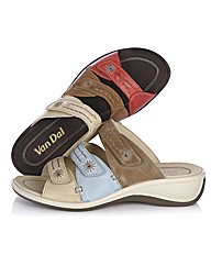 Van Dal Leather Strap Mules