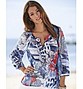 Lebek Printed Light Weight Smock Top