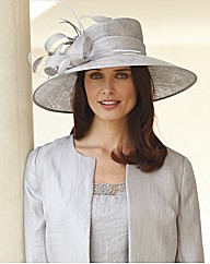 Gina Bacconi Hat With Trims and Feathers
