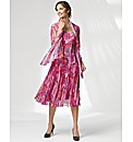 Chianti Print Dress & Cardigan