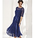 Montique Lace Shift Dress & Satin Belt